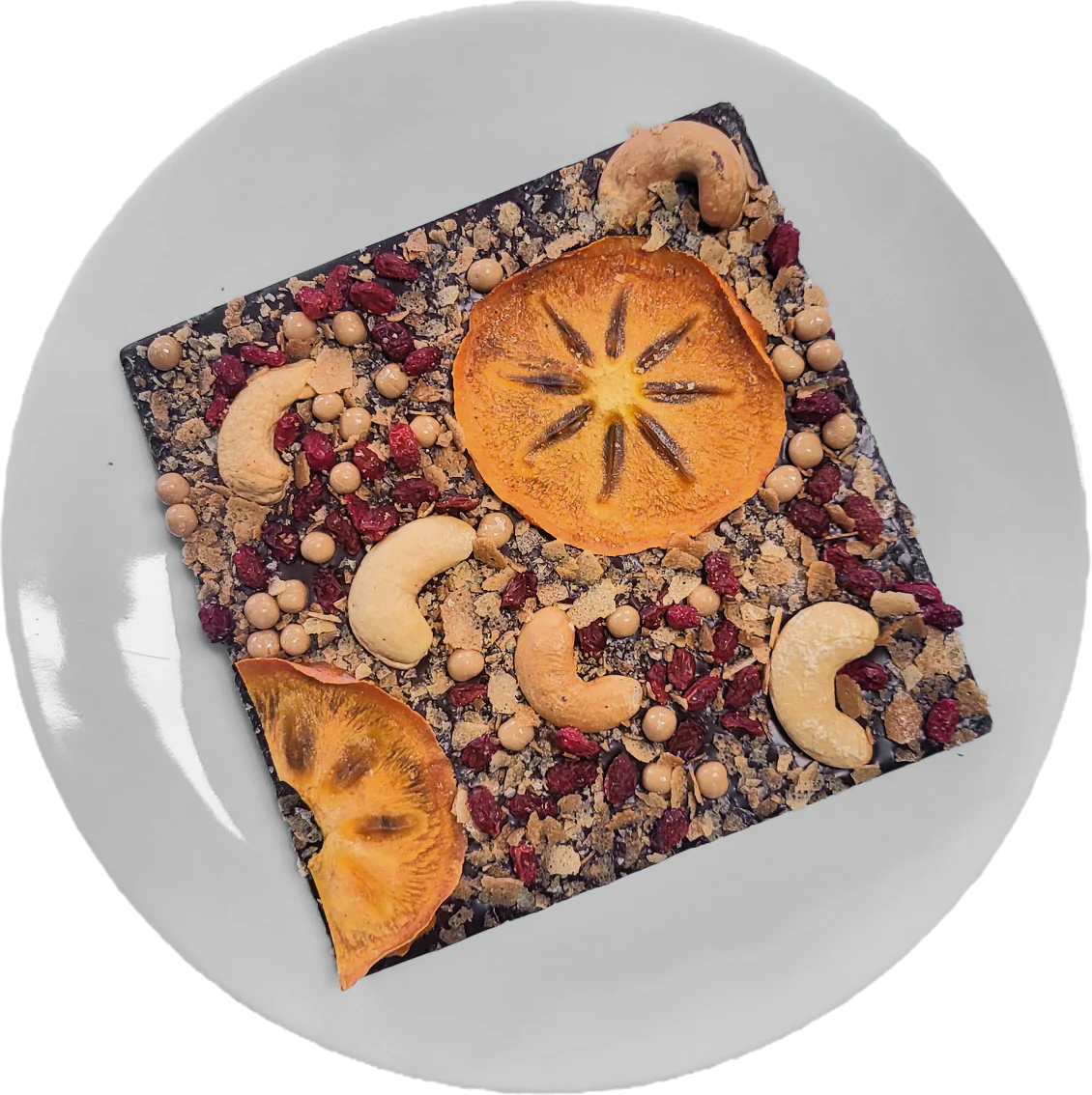 Ayoub's Chocolate Bark - Persimmon / Cashew
