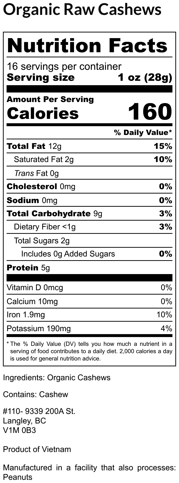 Organic Cashews - Raw - Image 2