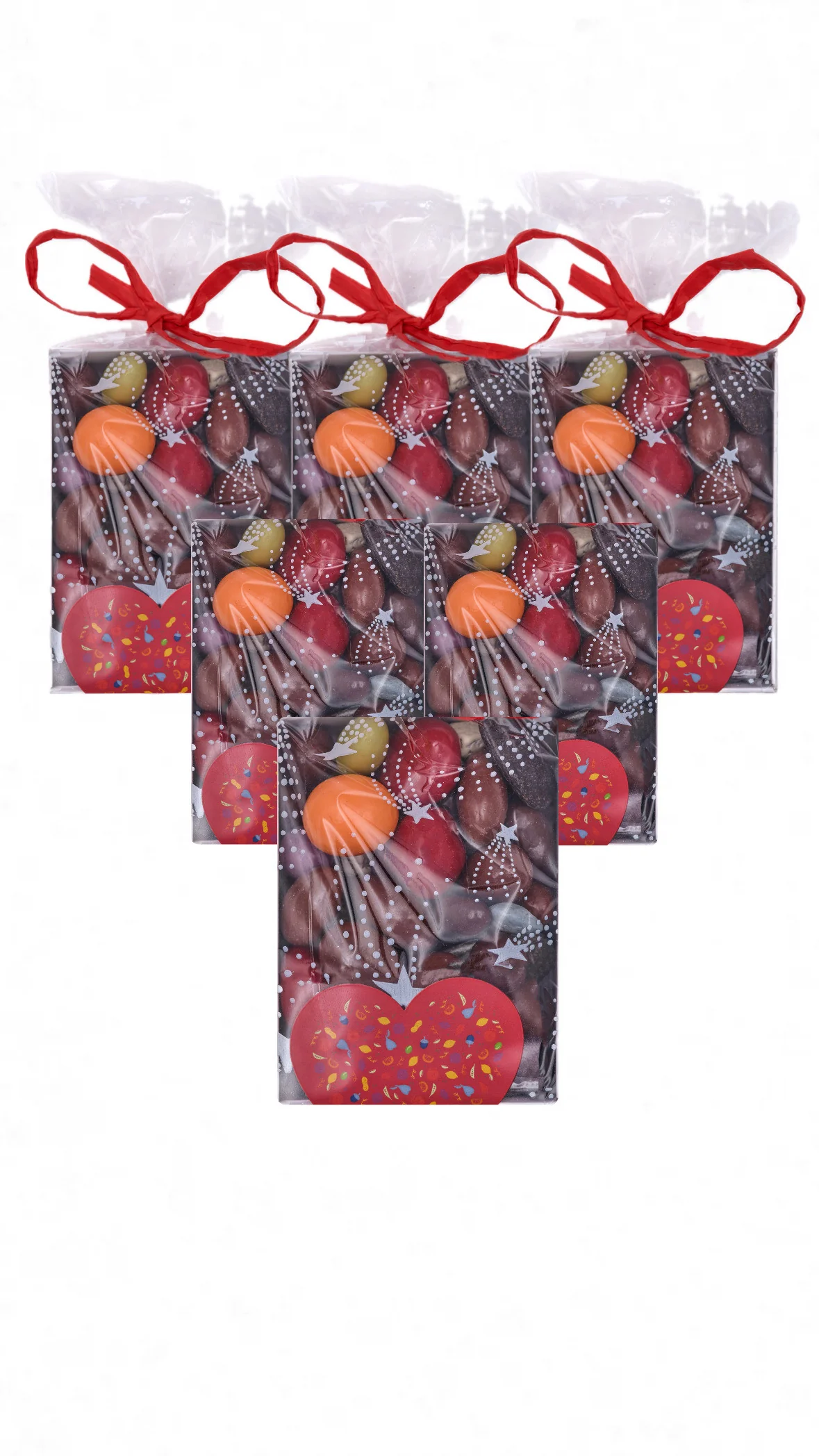 Petite Heart Gift Pack - Chocolate Fruits & Nuts - Image 2