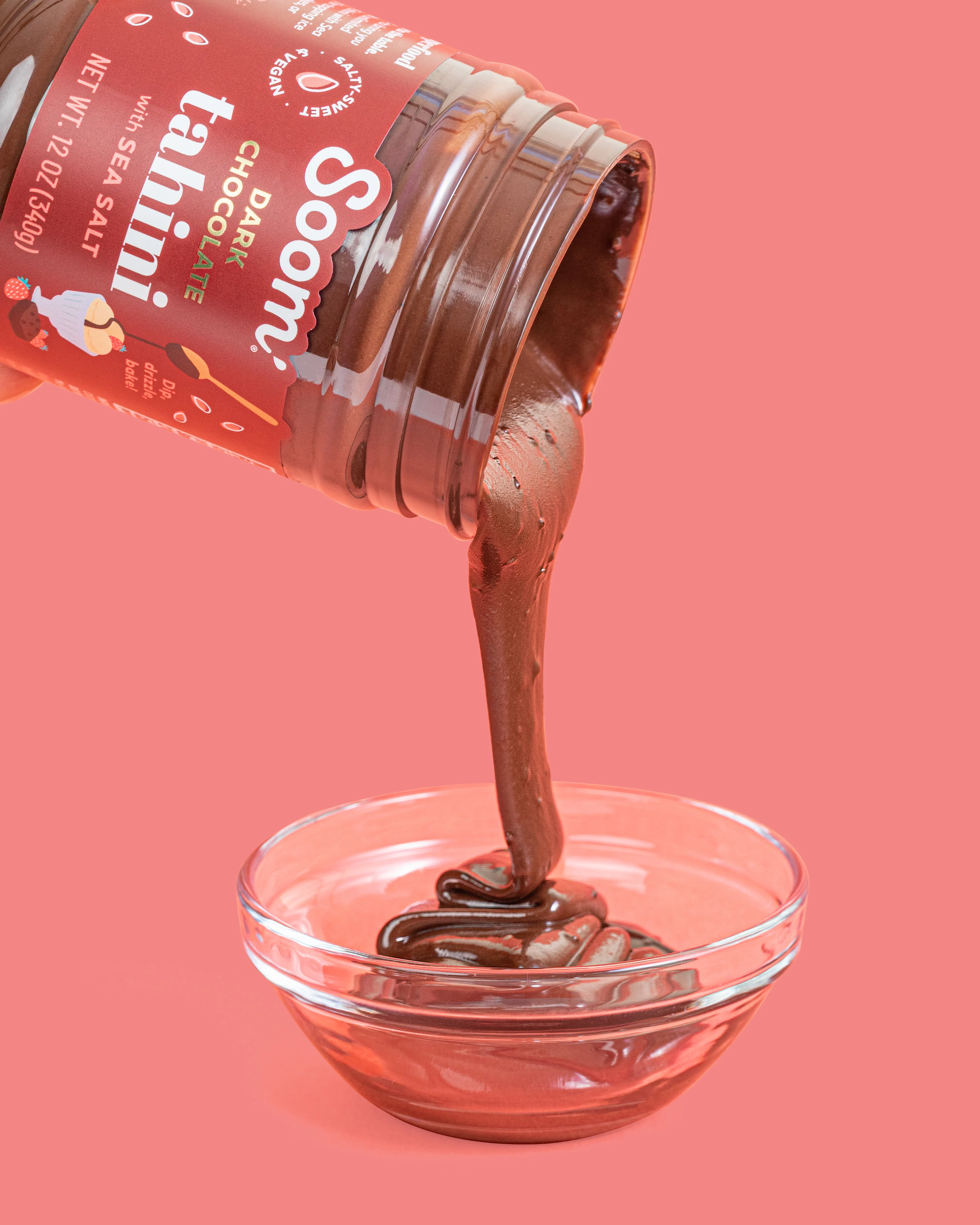 Soom Dark Chocolate Tahini with Sea Salt - Image 4