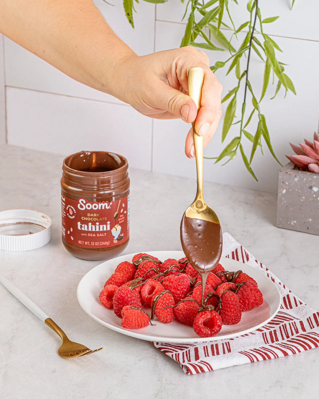 Soom Dark Chocolate Tahini with Sea Salt - Image 5