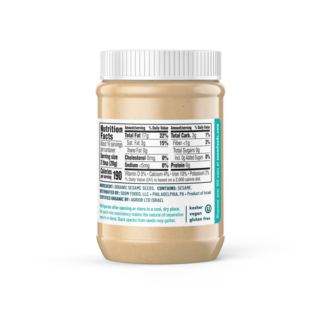 Soom Organic Tahini - Image 3